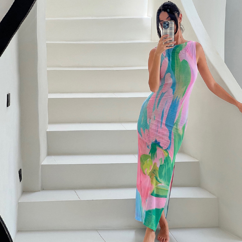 Solange™  | Colorblock Maxi Dress