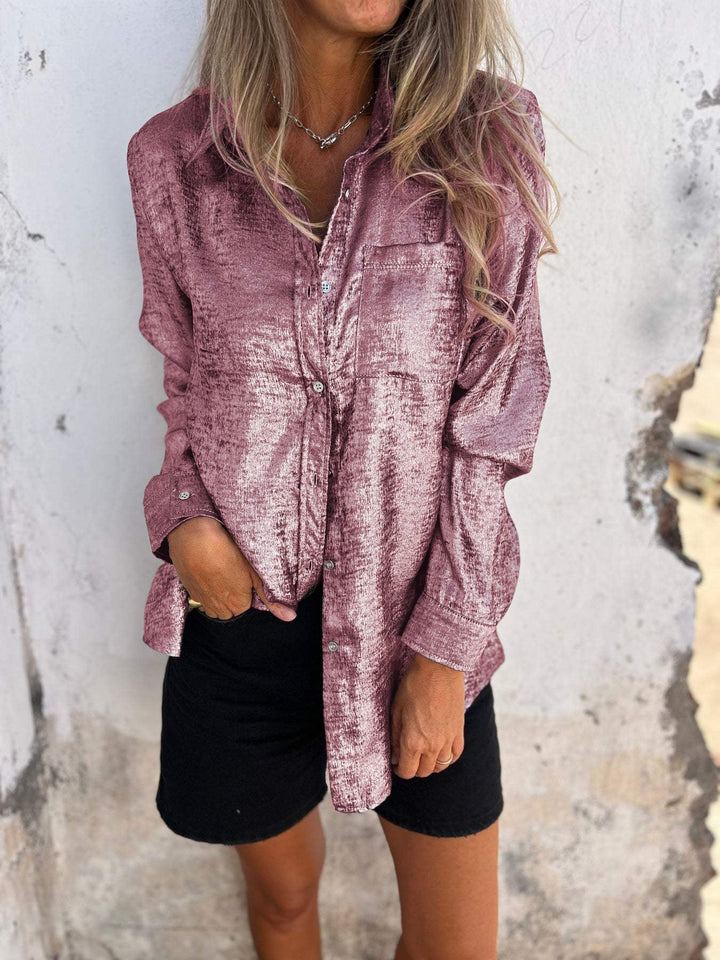 Jill™ | Metallic Blouse