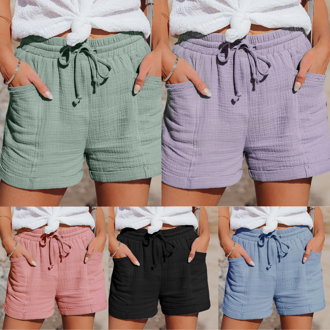 Ashley™ | Cotton Summer Shorts