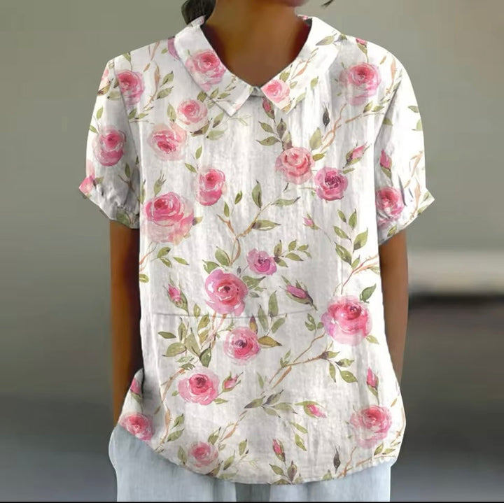 Carla™ | Floral Elegant Blouse