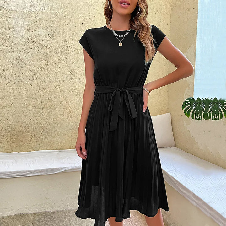 Zenna™ | Belted Cotton Dress