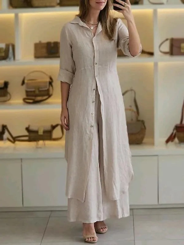 Yuna™ | Casual Linen 2-Piece Set