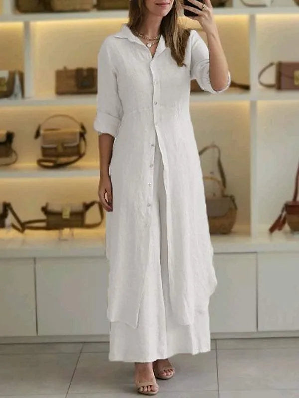 Yuna™ | Casual Linen 2-Piece Set