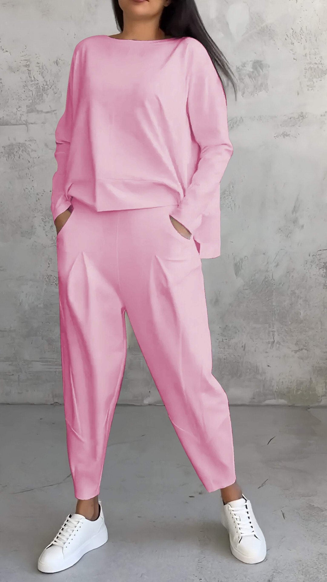 Jorden™ | Leisure Suit with Round Neckline and Long Sleeves