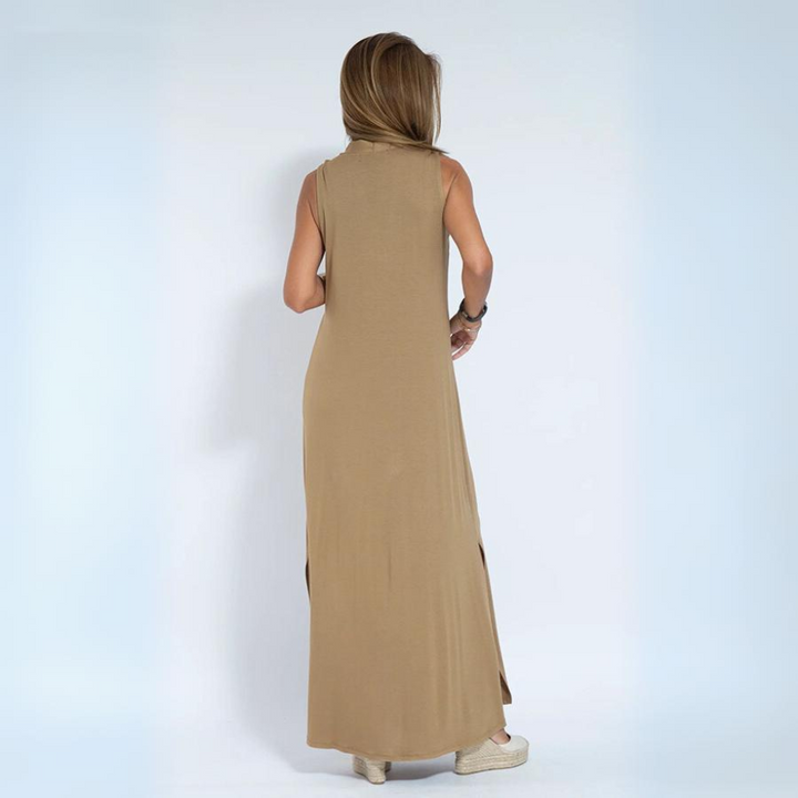 Devon™ | Elegant Summer Dress + Free Shoulder Wrap